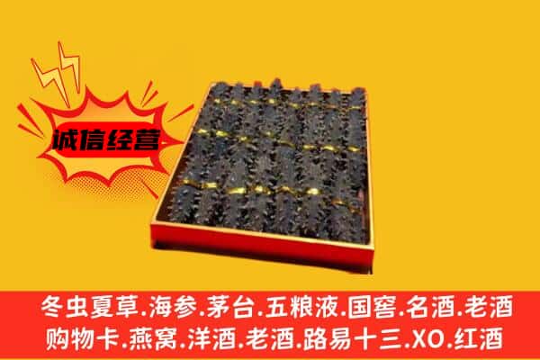 绍兴市嵊州回收海参